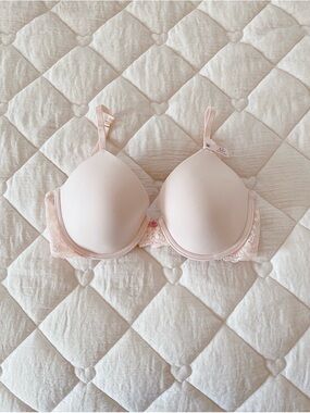 𝜗𝜚victoria’s secret smooth & lace lightly lined perfect coverage bra𝜗𝜚